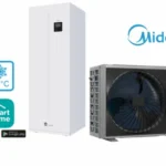 Midea M THERMAL Arctic Dual ilmavesilämpöpumppu tuotekuva ominaisuuksilla